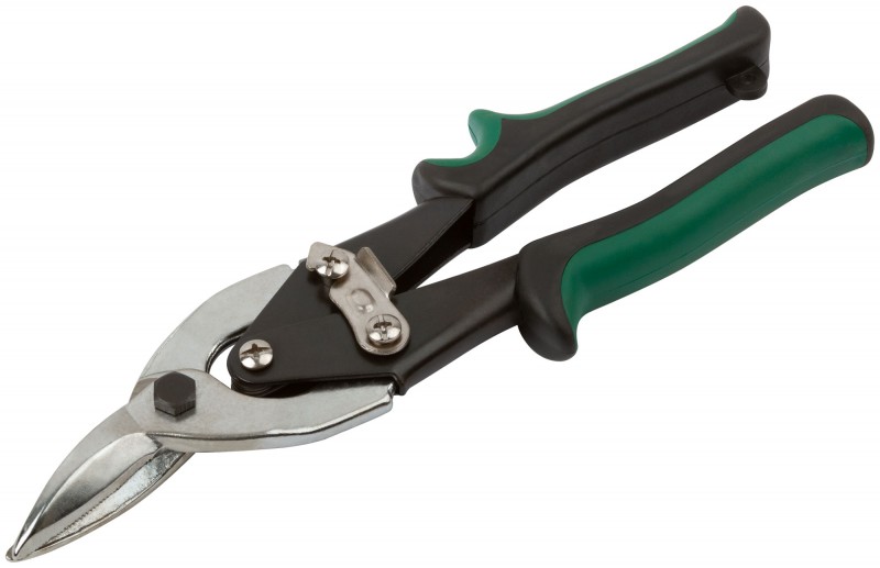 Ножницы по металлу "Aviation" усиленные, прорезиненные ручки, правые 250мм 41472