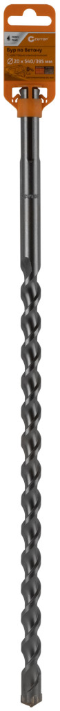 Бур SDS-MAX 20х540 CUTOP Profi Plus с крестовым након. 42-22540