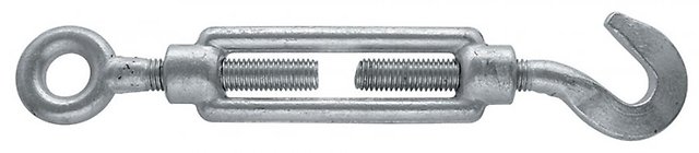М12 Талреп крюк-кольцо DIN1480, цинк. 